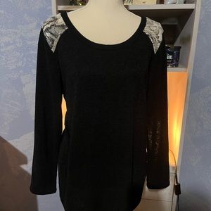 Silver icing sweater